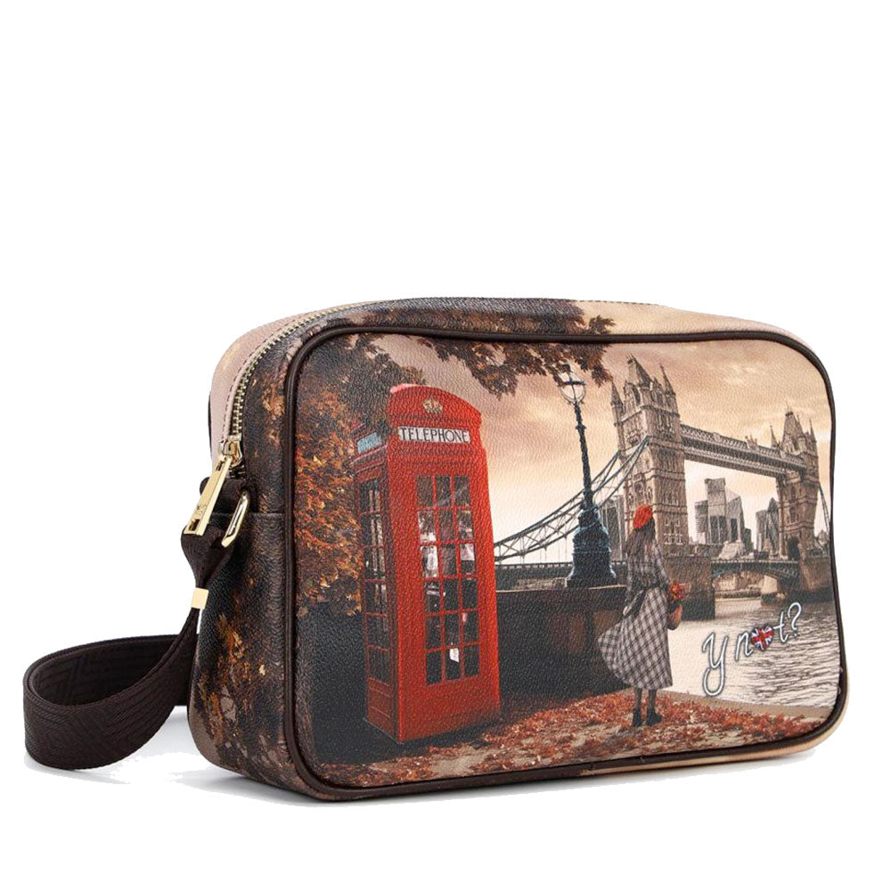 Borsa Donna a Tracolla Y NOT YES-440 stampa London Bridge