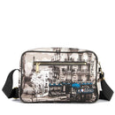 Borsa Donna a Tracolla Y NOT YES-440 stampa Petrol Paris