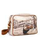 Borsa Donna a Tracolla Y NOT YES-440 stampa Venice Postcard