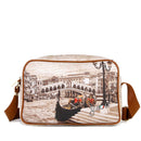 Borsa Donna a Tracolla Y NOT YES-440 stampa Venice Postcard