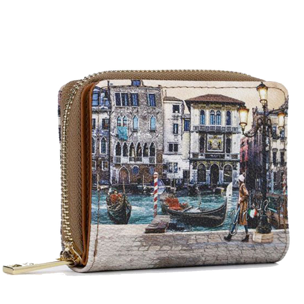 Portafoglio Donna Piccolo Y NOT YES-562 Stampa Blue Lagoon