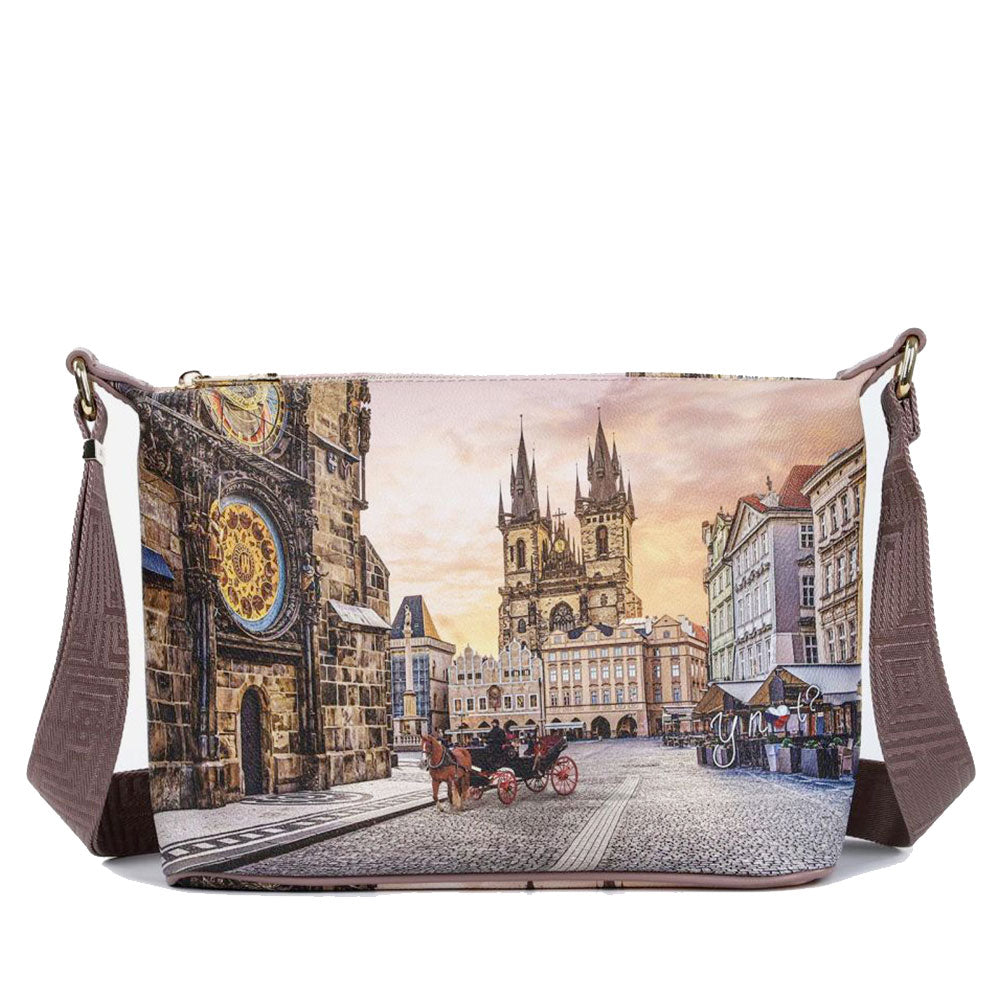 Borsa Donna Hobo Y NOT a Tracolla YES-592 Astro Clock