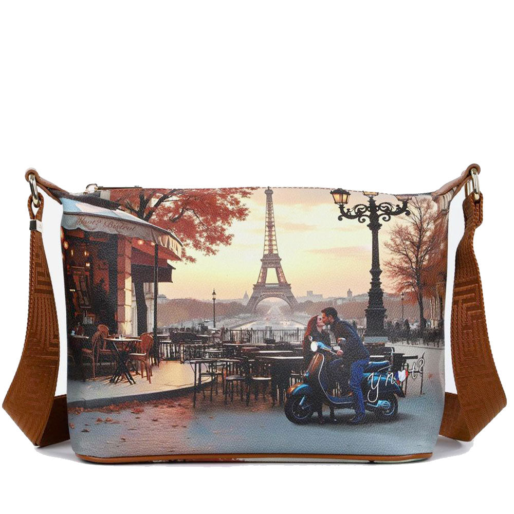 Borsa Donna Hobo Y NOT a Tracolla YES-592 Kisses From Paris