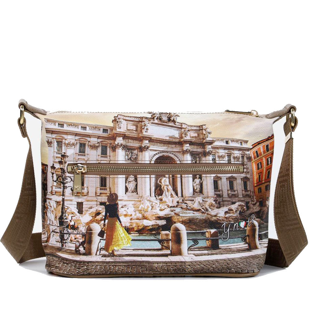Borsa Donna Hobo Y NOT a Tracolla YES-592 Lost in Rome
