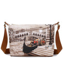Borsa Donna Hobo Y NOT a Tracolla YES-592 Venice Postcard