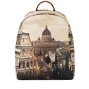 Zaino Donna Y NOT con Due Scomparti YES-601 Stampa Jubilee