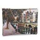 Borsa Donna Y NOT Clutch con Tracolla in Catena YES-605 Amsterdam Bridge