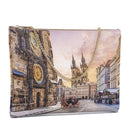 Borsa Donna Y NOT Clutch con Tracolla in Catena YES-605 Astro Clock