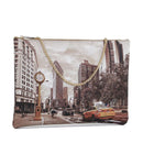 Borsa Donna Y NOT Clutch con Tracolla in Catena YES-605 Golden Time