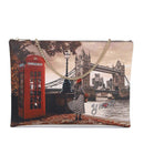 Borsa Donna Y NOT Clutch con Tracolla in Catena YES-605 London Bridge