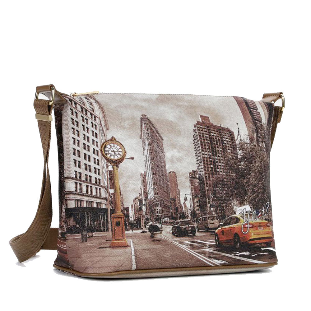 Borsa Donna Y NOT Hobo Easy Large a Tracolla YES-607 Golden Time