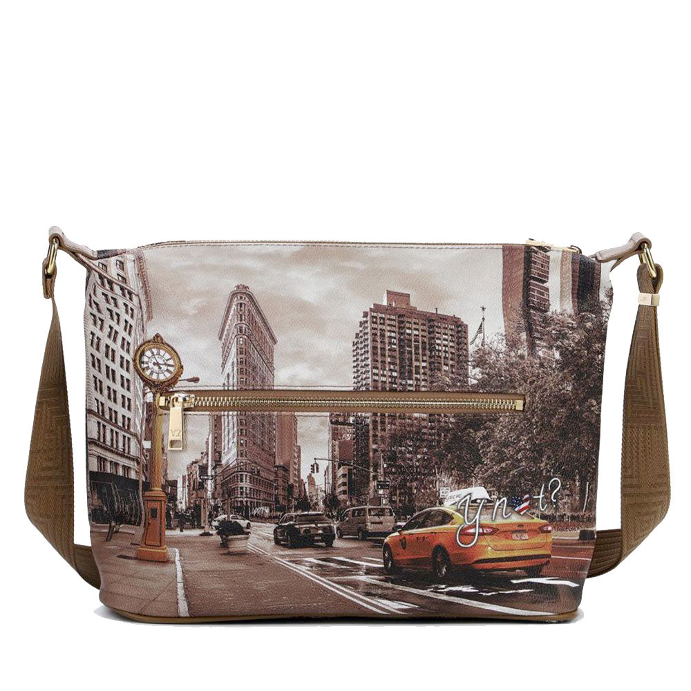Damen-Hobo-Tasche Easy Large mit Umhängeriemen Y NOT YES-607 Golden Time
