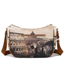 Borsa Donna Hobo Bag a Tracolla Y NOT YES-628 Stampa Jubilee