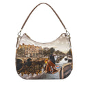 Borsa Donna Hobo Bag Y NOT YES-629 stampa Autumn in Holland