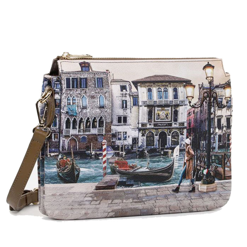 Borsa Donna a Tracolla Y NOT YES-630 Stampa Blue Lagoon