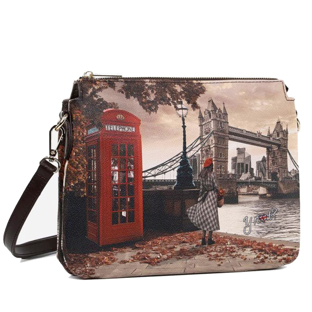 Borsa Donna a Tracolla Y NOT YES-630 Stampa London Bridge