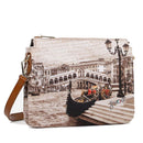 Borsa Donna a Tracolla Y NOT YES-630 Stampa Venice Postcard