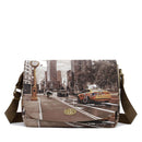 Borsa Donna a Tracolla Y NOT YES-631 Stampa Golden Time