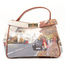 Damen-Henkeltasche mit Umhängeriemen Y NOT YES-645 London Tourist