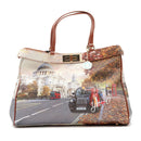 Damen-Henkeltasche mit Umhängeriemen Y NOT YES-650 London Tourist