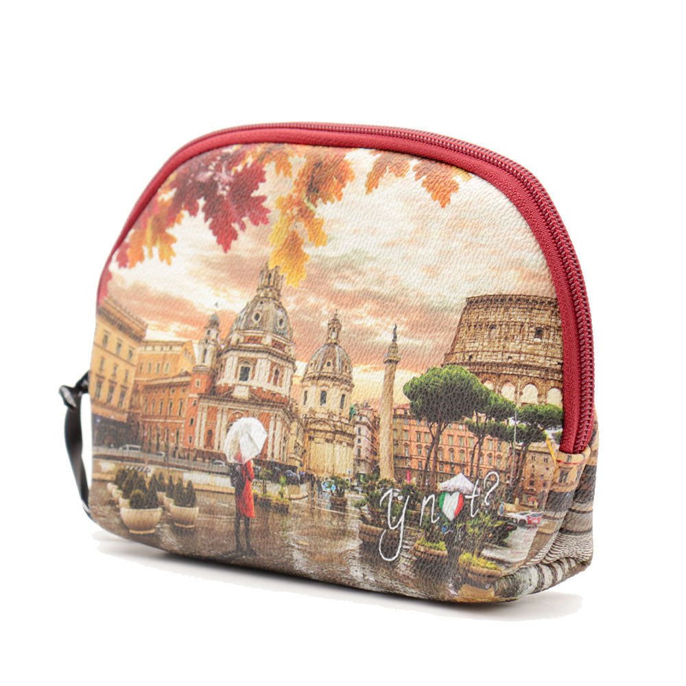 Beauty Case Y NOT YES-652 stampa Rome Raining