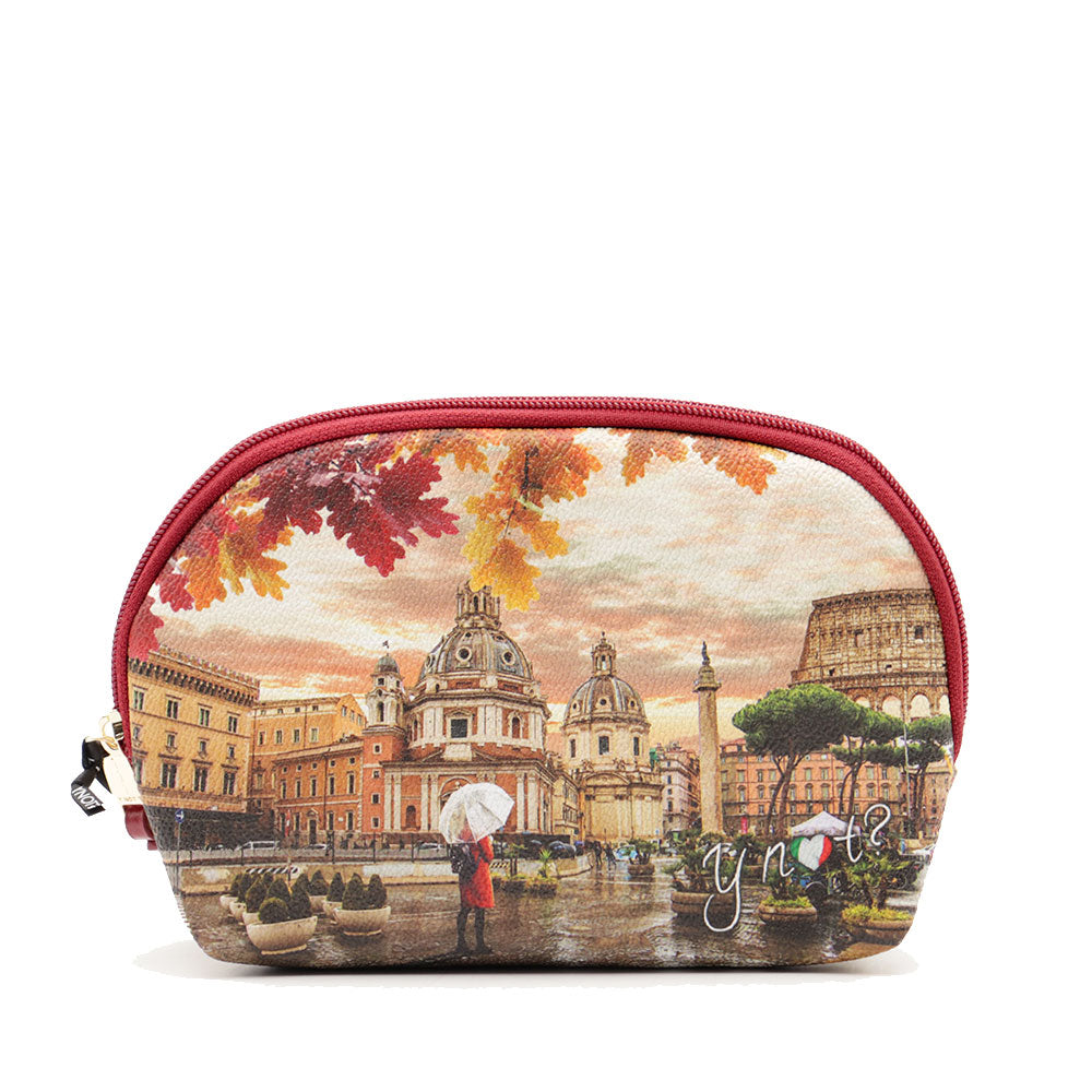 Beauty Case Y NOT YES-652 stampa Rome Raining