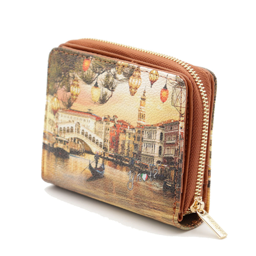 Portafoglio Donna Piccolo Y NOT YES-655 Stampa Christmas Venice