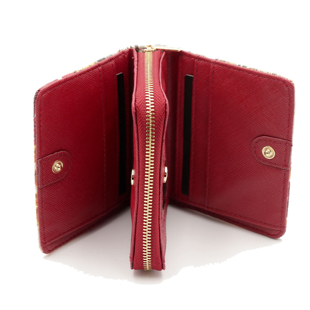 Portafoglio Donna Piccolo Y NOT YES-655 Stampa Rome Raining