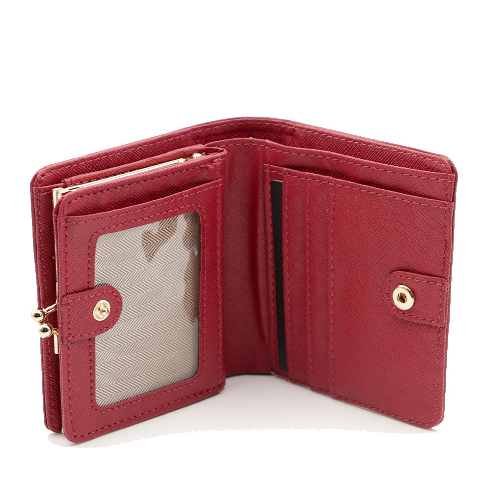 Portafoglio Donna Piatto Y NOT YES-656 Stampa Rome Raining