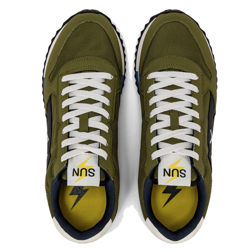 Scarpe Uomo Sun68 Sneakers Niki Solid colore Militare - Z34120