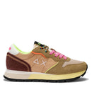 Sun68 Damenschuhe Ally Color Explosion Beige Sneakers