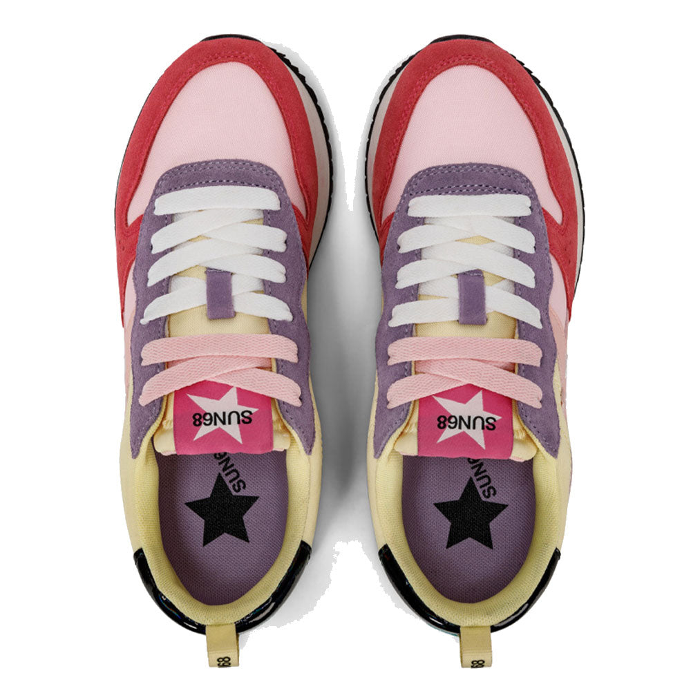 Scarpe Donna Sun68 Sneakers Stargirl Multicolor Colore Rosa
