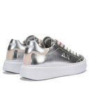 Sun68 Damenschuhe Grace Ledersneaker Farbe Silber