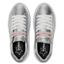 Sun68 Damenschuhe Grace Ledersneaker Farbe Silber