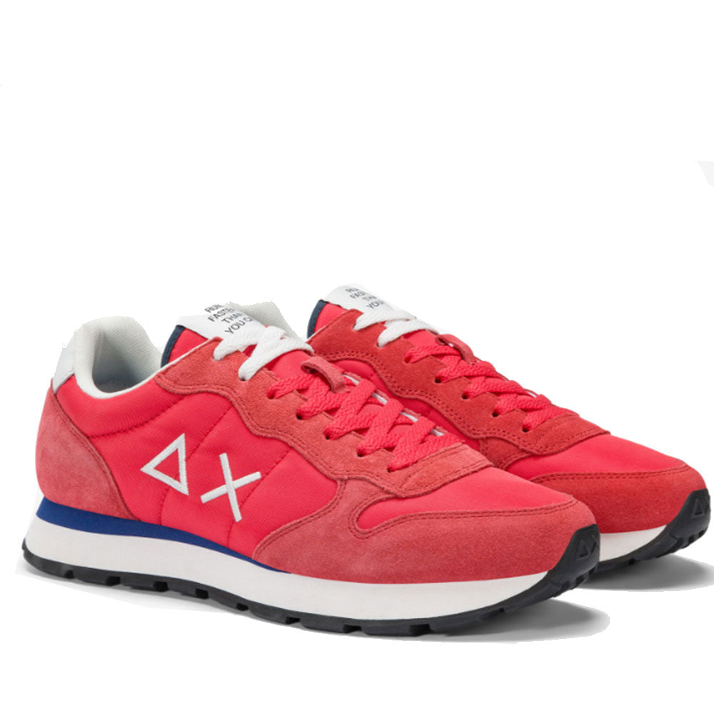Scarpe Uomo Sun68 Sneakers Tom Solid Rosso - Z35101
