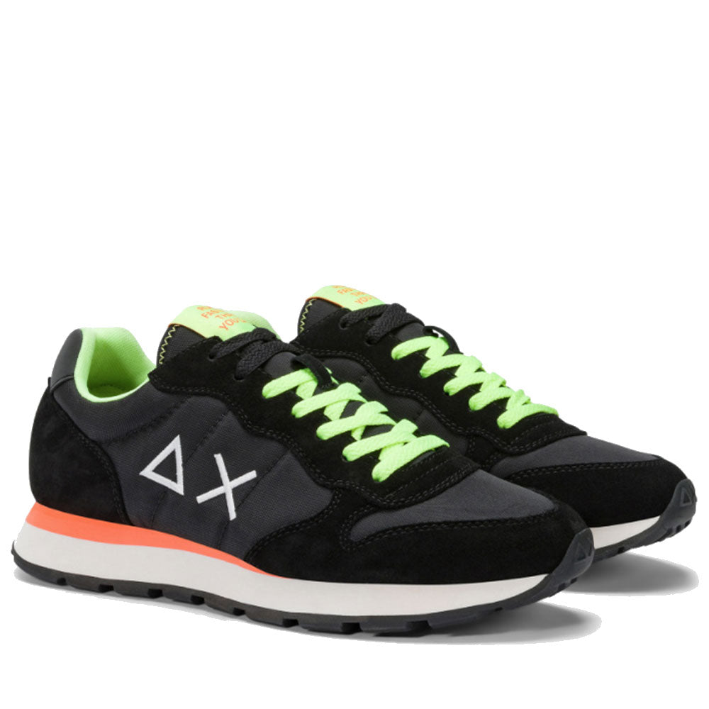 Scarpe Uomo Sun68 Sneakers Tom Fluo Nylon Militare Scuro - Z43102 a Scarpe Uomo Sun68 Sneakers Tom Fluo Nylon Militare Scuro - Z43102 a