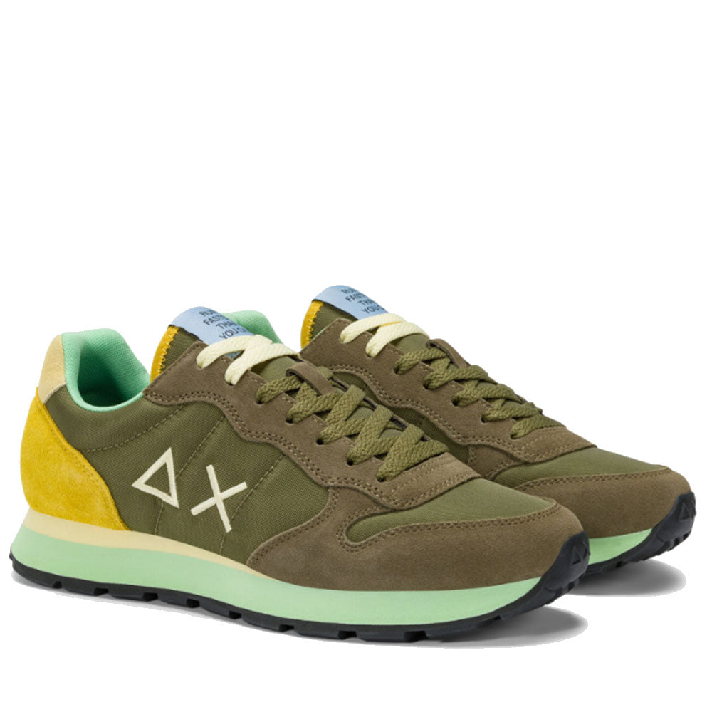 Sneaker Tom Multicolor in nylon e suede bianco Sneaker Tom Multicolor in nylon e suede bianco