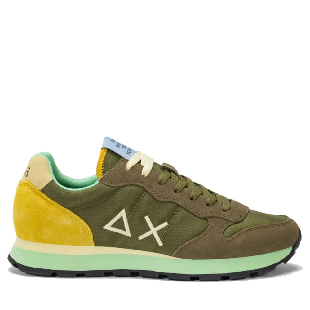 Scarpe Uomo Sun68 Sneakers Tom Multicolor Militare - Z35108