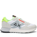 Scarpe Uomo Sun68 Sneakers Jaki 2.0 Fluo Bianco