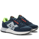 Scarpe Uomo Sun68 Sneakers Jaki 2.0 Fluo Navy Blue