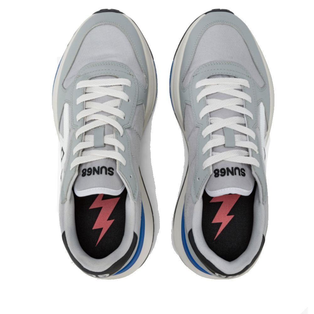 Sun68 Herrenschuhe Niki 2.0 Solid Hellgrau Sneakers - Z35120