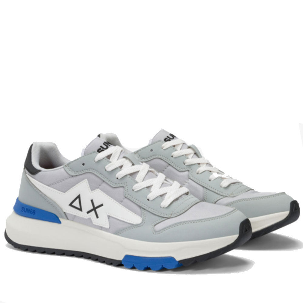 Sun68 Herrenschuhe Niki 2.0 Solid Hellgrau Sneakers - Z35120
