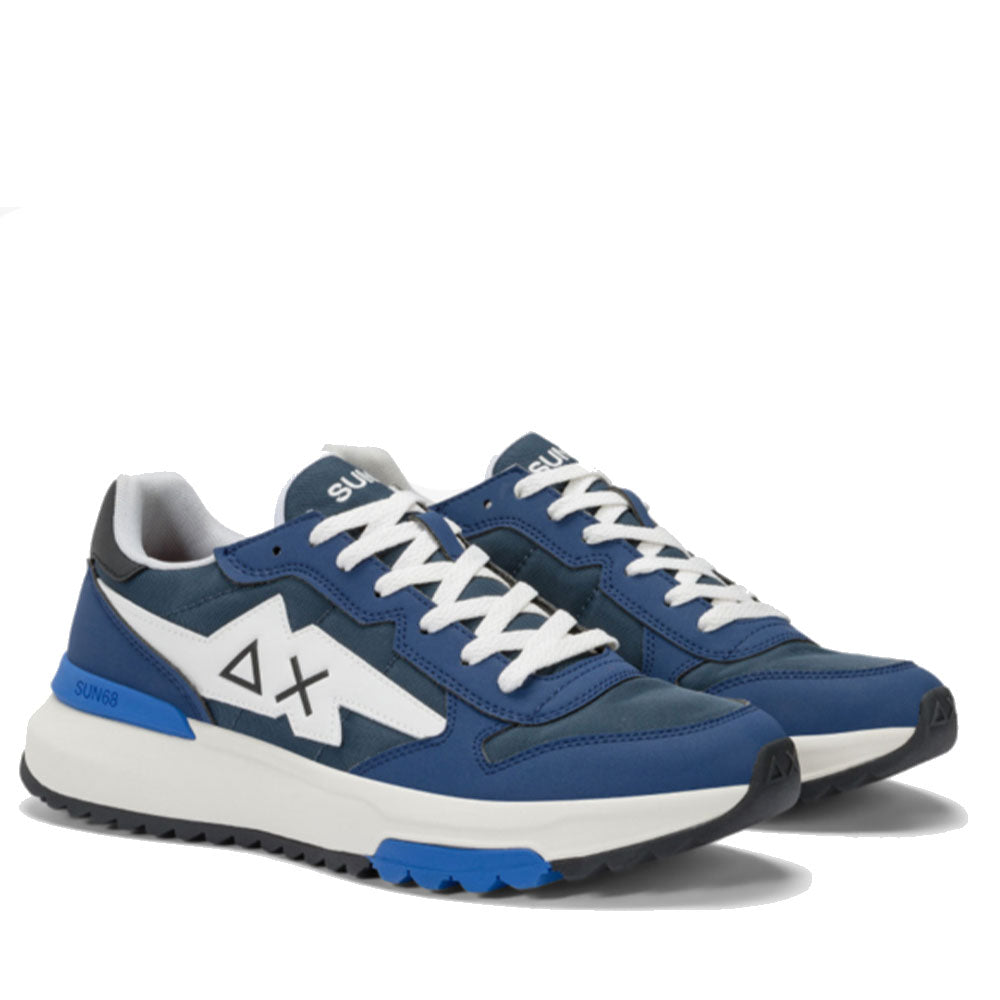 Scarpe Uomo Sun68 Sneakers Niki 2.0 Solid Navy Blue - Z35120