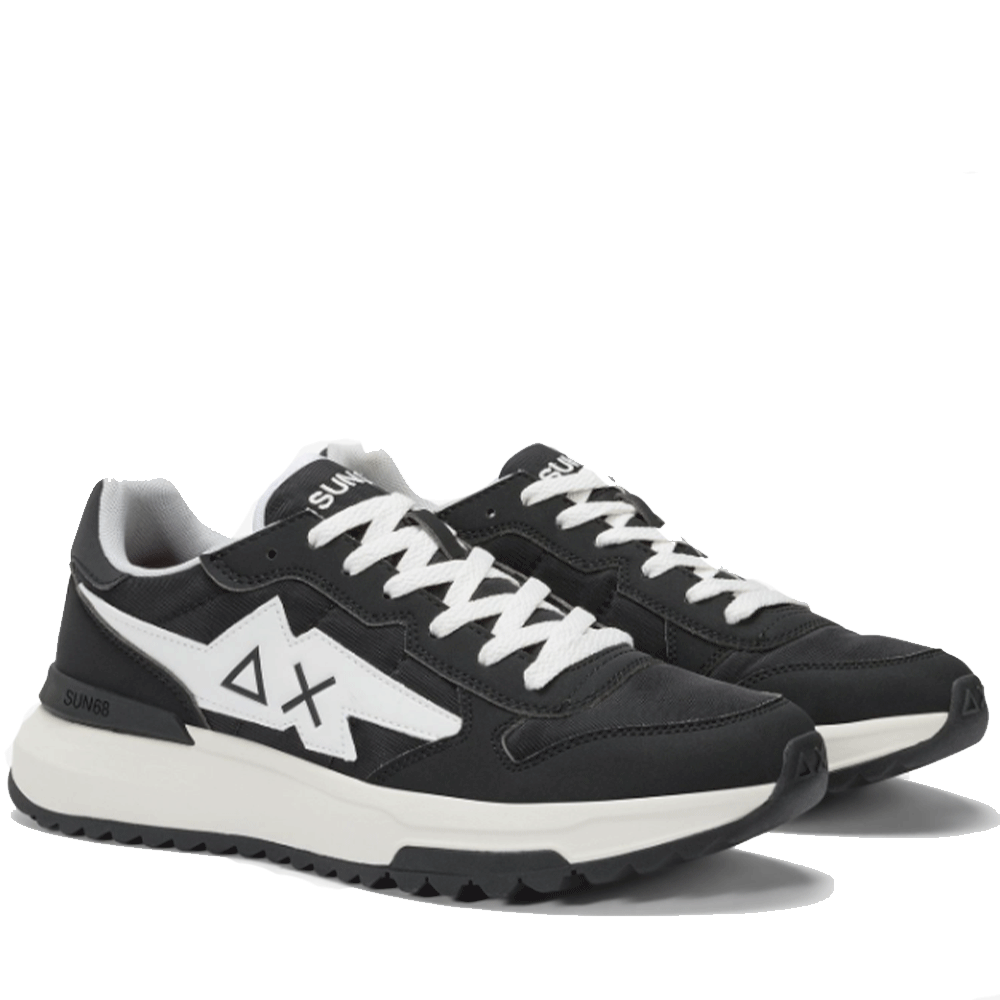 Scarpe Uomo Sun68 Sneakers Niki 2.0 Solid Nero - Z35120