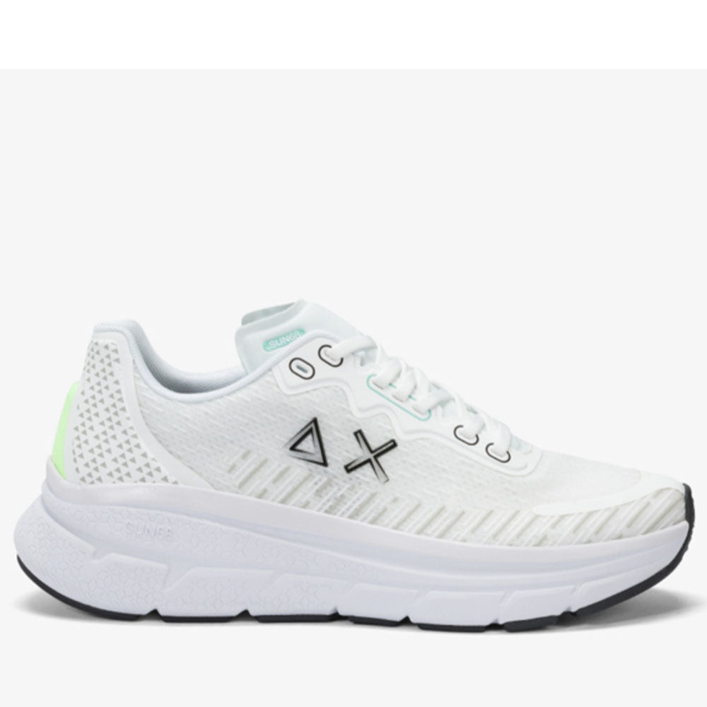 Scarpe Uomo Sun68 Sneakers Jupiter Air Mesh Colore Bianco