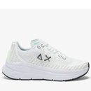 Sun68 Herrenschuhe Jupiter Air Mesh Sneakers Farbe Weiß