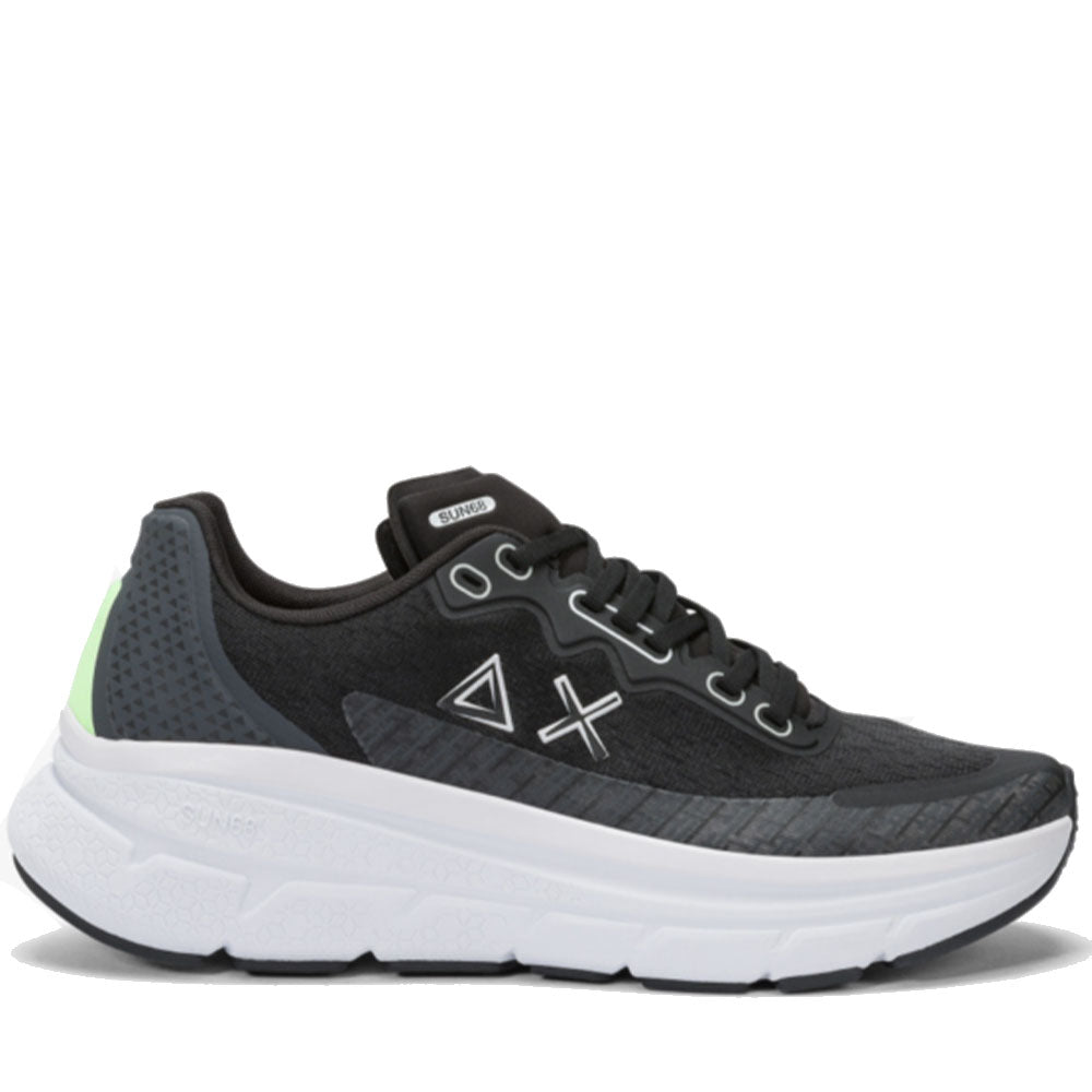 Scarpe Uomo Sun68 Sneakers Jupiter Air Mesh Colore Nero