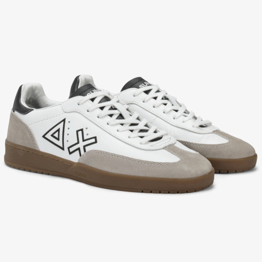 Scarpe Uomo Sun68 Sneakers California Sun Colore Bianco - Z35143