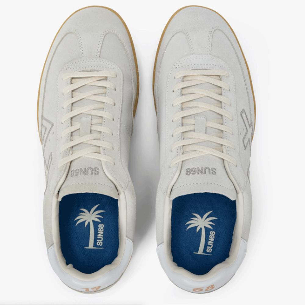 Scarpe Uomo Sun68 Sneakers California Sun Colore Bianco - Z35143