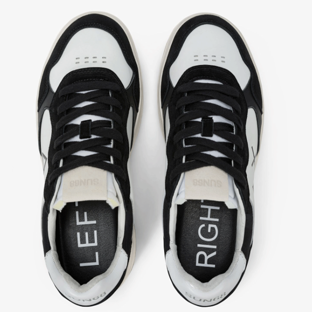 Scarpe Uomo Sun68 Sneakers Big Basket Colore Nero - Z35148